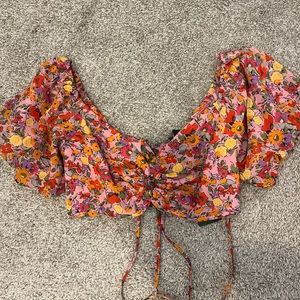 Floral Crop Top